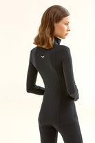 Birdiejay-Birdiesmooth Statement Half Zip Si̇yah Yarim Fermuarli üst-Half Zip Üstler-5-milagron.live