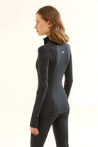 Birdiejay-Birdiesmooth Statement Half Zip Si̇yah Yarim Fermuarli üst-Half Zip Üstler-6-milagron.live