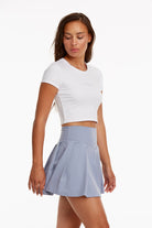 Birdiejay-Birdiesmooth Your New Go To Cropped Baby Tee Beyaz Kısa Kollu Crop T Shirt-T-Shirts-3-milagron.live