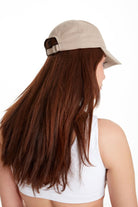 Birdiejay-Solid Cap Spor Şapkası Bej-Şapka-4-milagron.live