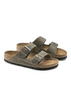 Birkenstock-Arizona SFB Leoi Faded Khaki-Sandalet & Terlik-2-milagron.live