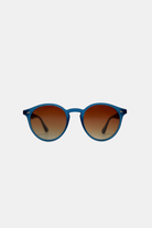 Blinky London-Cuore Bleu Marron Unisex Güneş Gözlüğü-Güneş Gözlüğü-1-milagron.live