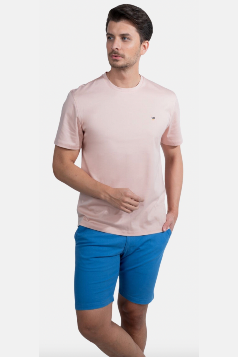 Blinky London-Merserize Interlok Gül Rengi T-shirt-T-Shirts-2-milagron.live