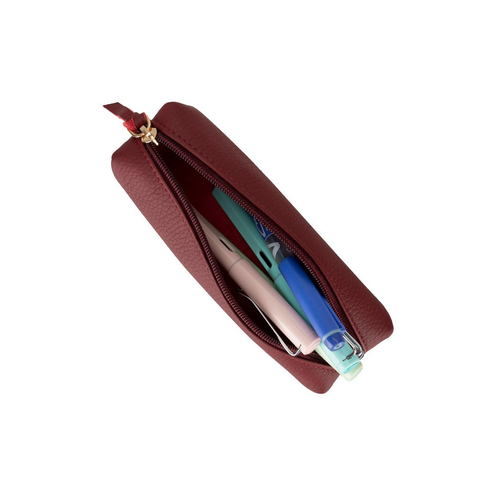 Bloominbag-Bloom Box Carobwood Deri Makyaj çantası-4-milagron.live