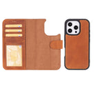 Bloominbag-Bloom Case Apple I Phone 16 Pro Max – Urban Moccasin Hakiki Deri Cüzdanlı Telefon Kılıfı-3-milagron.live