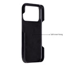 Bloominbag-Bloom Case Ultimate Jacket Obsidian Black – Apple I Phone 17 Pro (6.3") Hakiki Deri Kılıf-3-milagron.live