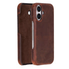 Bloominbag-Bloom Case Ultimate Jacket Saddle Brown Apple I Phone 17 (6.3") Hakiki Deri Kılıf-1-milagron.live