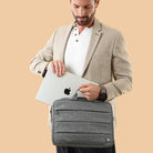 Bloominbag-Bloom Laptop Case Gri 15" Notebook Çantası-2-milagron.live