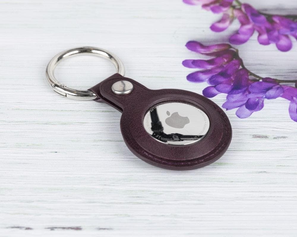 Bloominbag-Bloom Paw Crimson Flame Hakiki Deri Air Tag Kılıfı-3-milagron.live