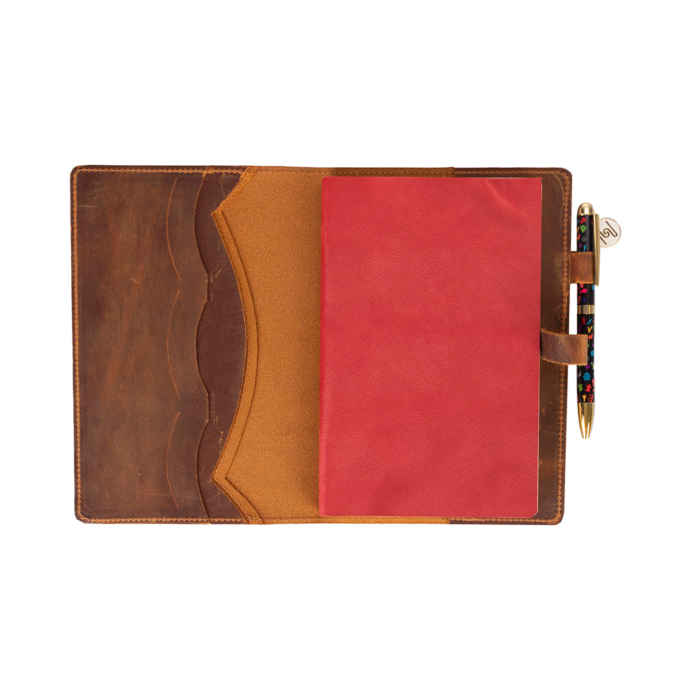 Bloominbag-Bloom Quiet Edit Moccasin A5 Deri Kitap Defter Kılıfı-4-milagron.live