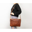 Bloominbag-Bloom Sleeve Leeds 14" Cognac Brown Hakiki Deri Laptop & Tablet Kılıfı-2-milagron.live