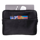 Bloominbag-Bloom Sleeve Leeds 16" Obsidian Black Hakiki Deri Laptop & Tablet Kılıfı-2-milagron.live