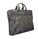 Bloominbag-Bloom Urban Shield 14" Gri Deri Laptop / Macbook çantası-2-milagron.live