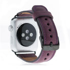 Bloominbag-Bloomin Band Mulberry Bloom Deri Apple Watch Kordon 40/41/42 Mm-2-milagron.live