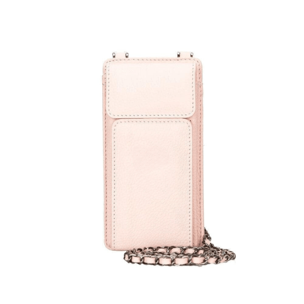 Bloominbag-City Muse Deri Carnation Blush çapraz Askılı Telefon Cüzdan-1-milagron.live