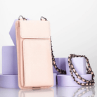 Bloominbag-City Muse Deri Carnation Blush çapraz Askılı Telefon Cüzdan-2-milagron.live