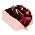 Ella Terra Dusty Rose Deri Seyahat Ve Makyaj Çantası
