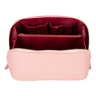 Ella Terra Dusty Rose Deri Seyahat Ve Makyaj Çantası