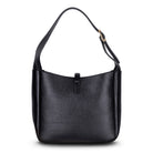 Ravello Cimbrone Noir Black Leather Shoulder Bag / Deri Omuz Çantası