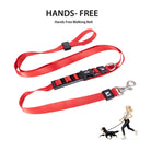 Swissplus Urban Paws Crimson Red Hands-Free Ayarlanabilir Köpek Kordonu – 20Mm