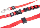 Swissplus Urban Paws Crimson Red Hands-Free Ayarlanabilir Köpek Kordonu – 20Mm