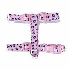 Swissplus Urban Paws Pink Leo Geri Dönüştürülmüş H-Tipi Köpek Göğüs Tasması-Small