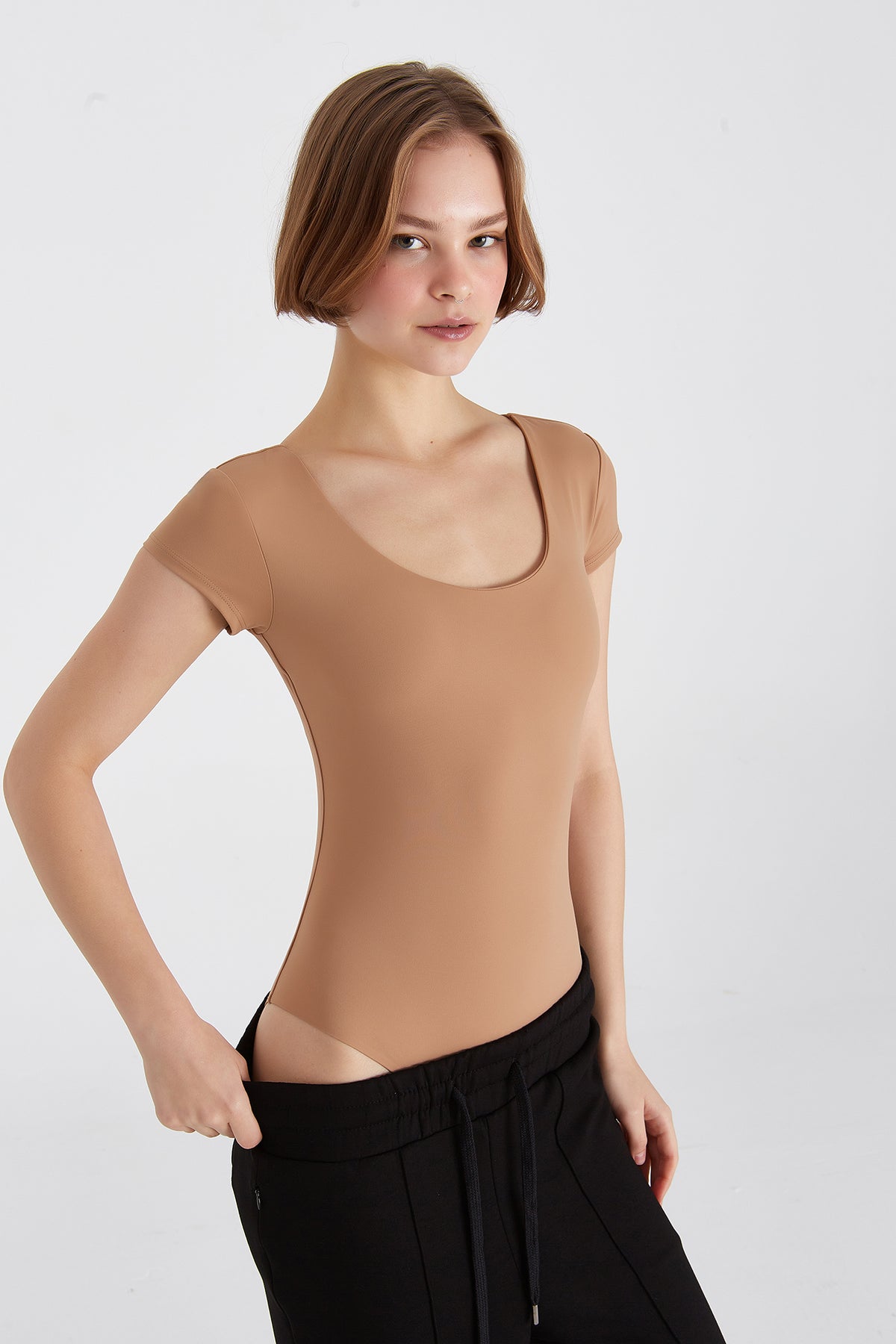 Boboist-Boboist Jodie S.Yaka Bodysuit Jodie Sıfır Yaka Bodysuit-Bodysuit-1-milagron.live