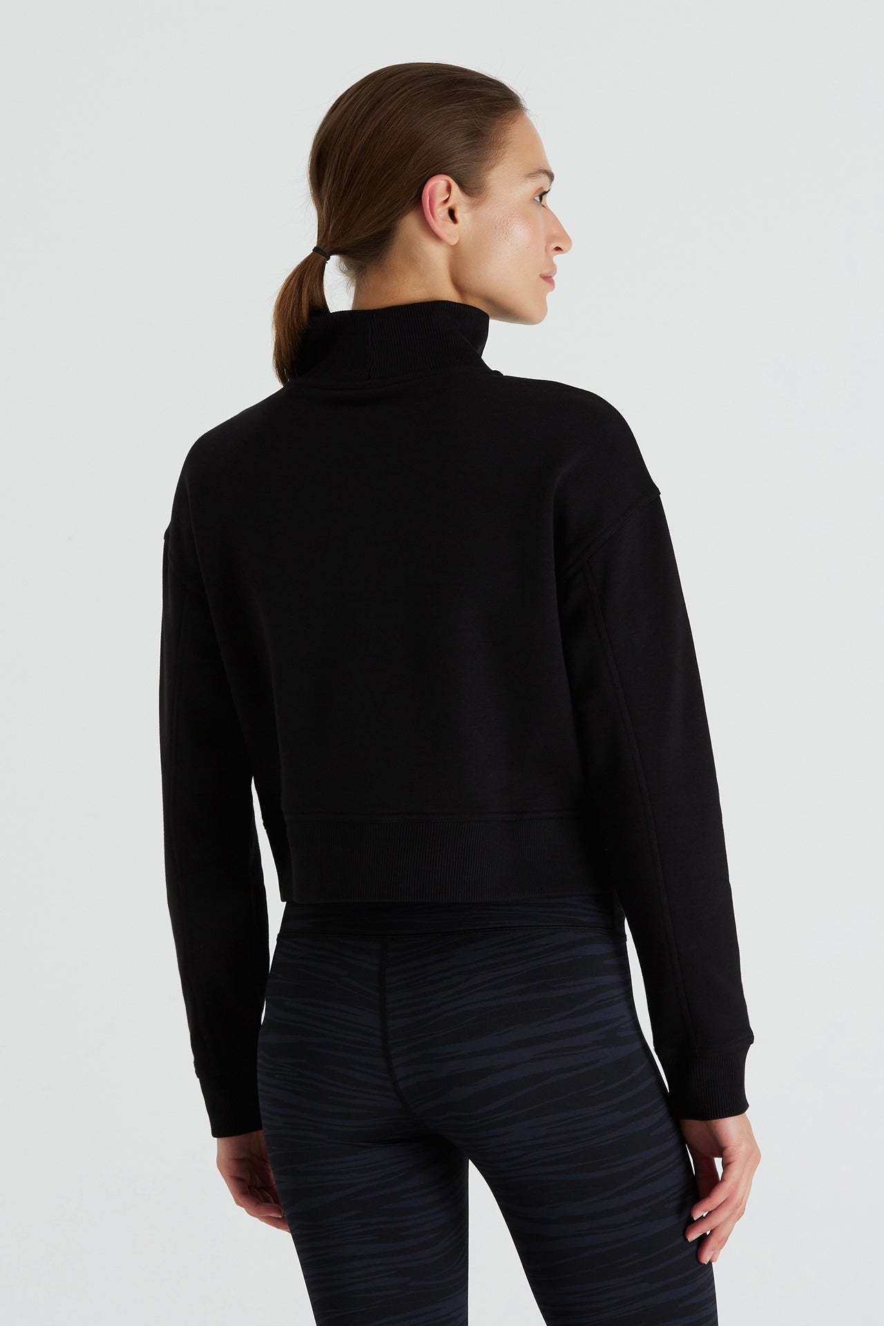 Boboist-Boboist Lori Sweatshirt Lori Dik Yaka Kısa Sweatshirt-Sweatshirt-2-milagron.live