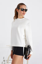 Celeste Bağcık Detaylı Sweatshirt