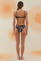 Bonesta-Dasht Botanical Flower Pattern U Aksesuarlı Balenli Bikini Takımı-Bikini & Mayo-3-milagron.live