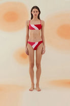 Bonesta-Flat Fuchsia Terry Straplez Bikini Takımı-Bikini & Mayo-1-milagron.live