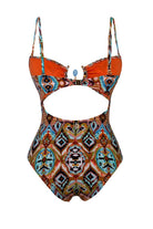 Bonesta-Halula Tapa Ethnic Pattern Aksesuarlı Pencereli Kaplı Mayo-Bikini & Mayo-5-milagron.live