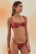 Bonesta-Larzac Ruby Red Boncuklu Balenli Bikini Takımı-Bikini & Mayo-2-milagron.live