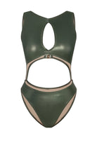 Bonesta-Pimenta Shiny Hunter Green Halter Kesim Mayo-Bikini & Mayo-5-milagron.live