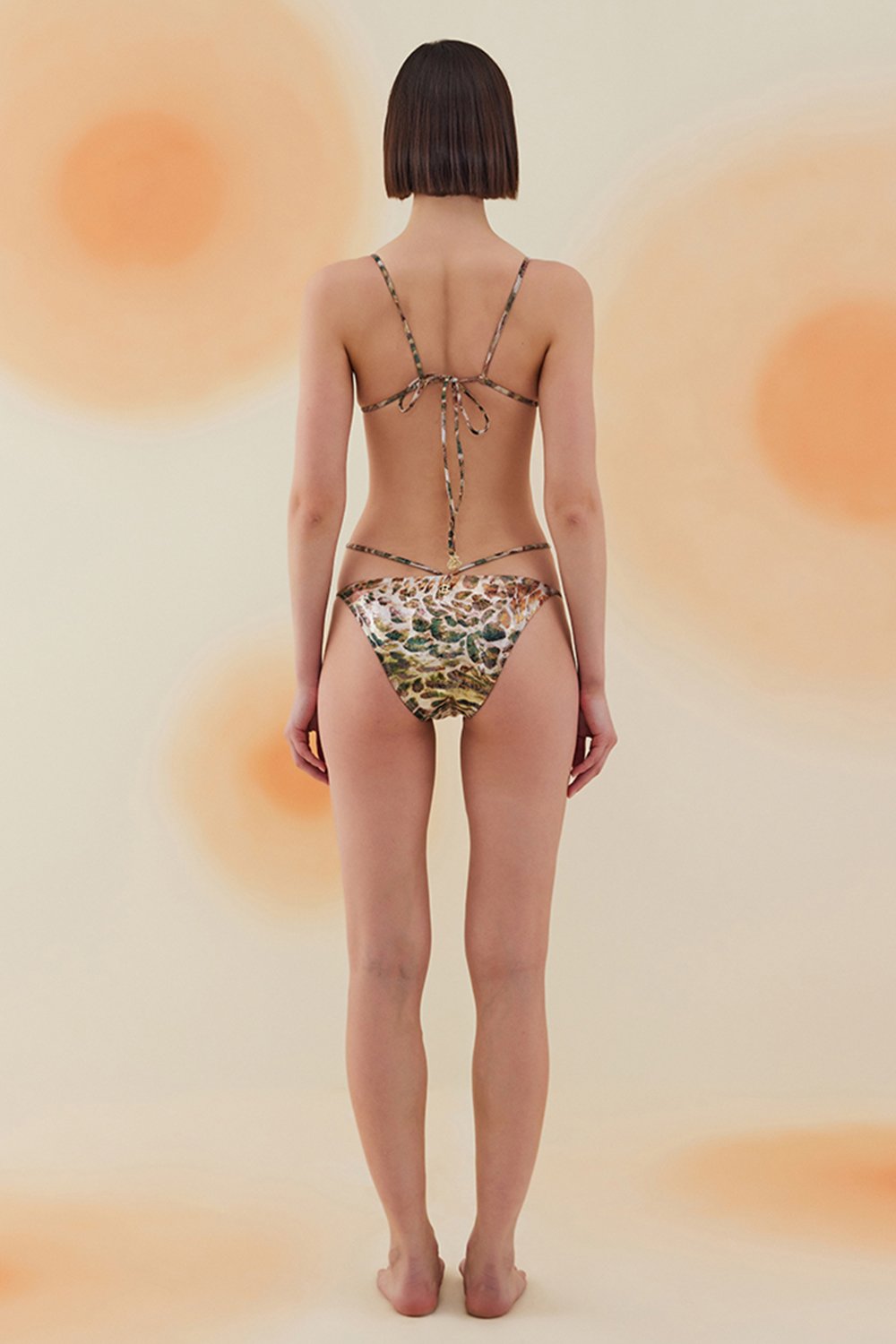 Bonesta-Thar Phantom Snake Pattern Straplez Belden Bağcıklı Bikini Takımı-Bikini & Mayo-4-milagron.live