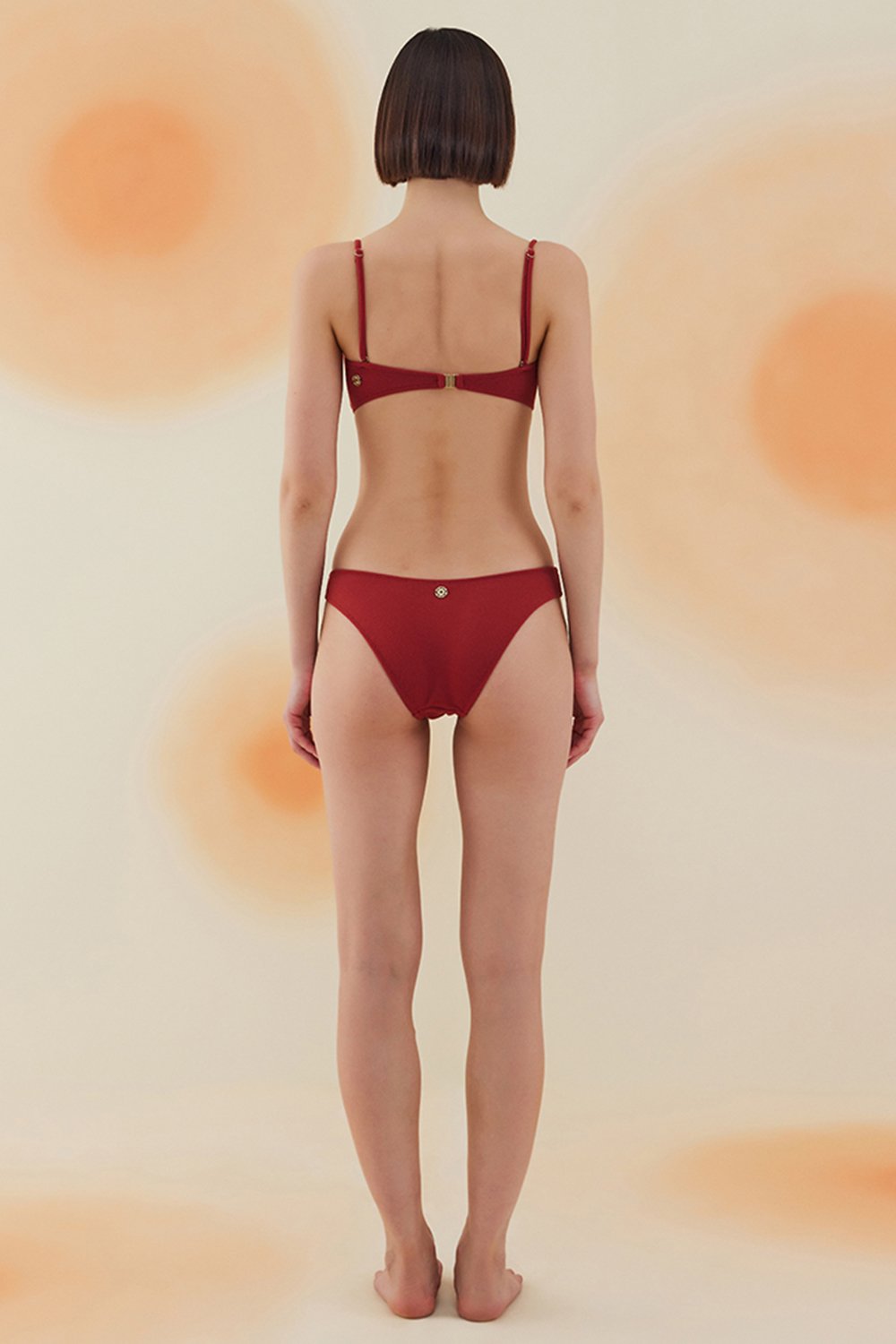 Bonesta-Yucca Burgundy Terry Askılı Atlet Bikini Takımı-Bikini & Mayo-3-milagron.live