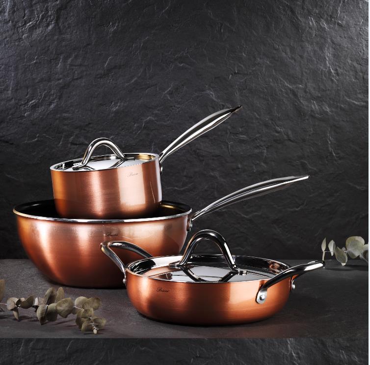Brioni Copperfield 24 Cm Basık Seramik Tencere CPF123