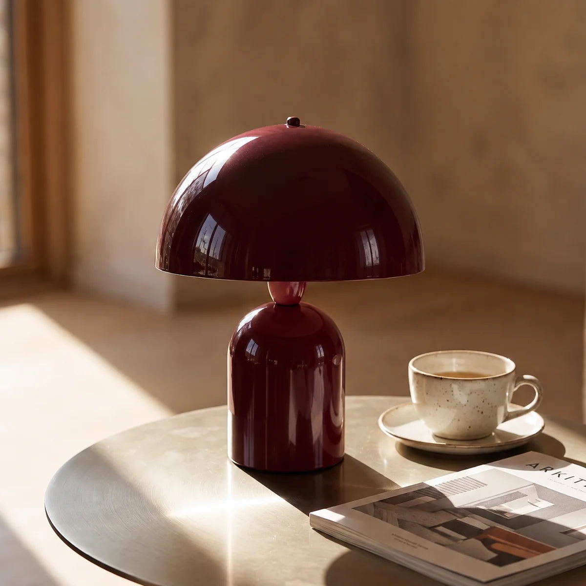 By Lamp-Soho Bordo Metal Masa Lambası-Masa Lambası-3-milagron.live