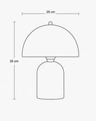 By Lamp-Soho Sarı Metal Masa Lambası-Masa Lambası-4-milagron.live