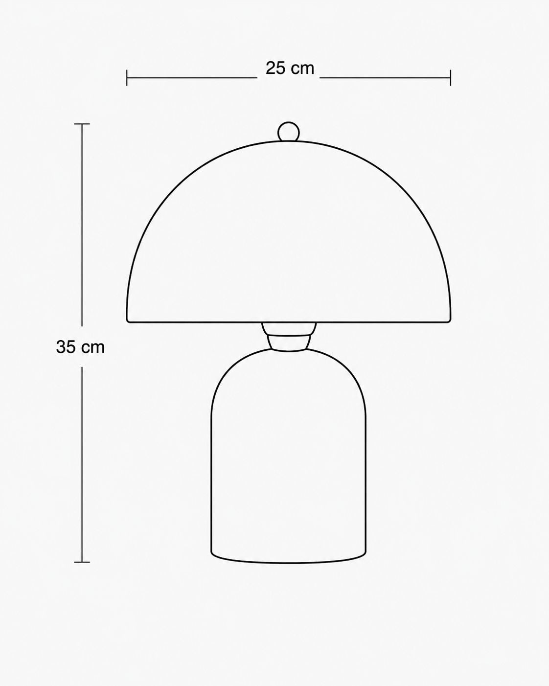 Soho Soft Mavi Metal Masa Lambası 