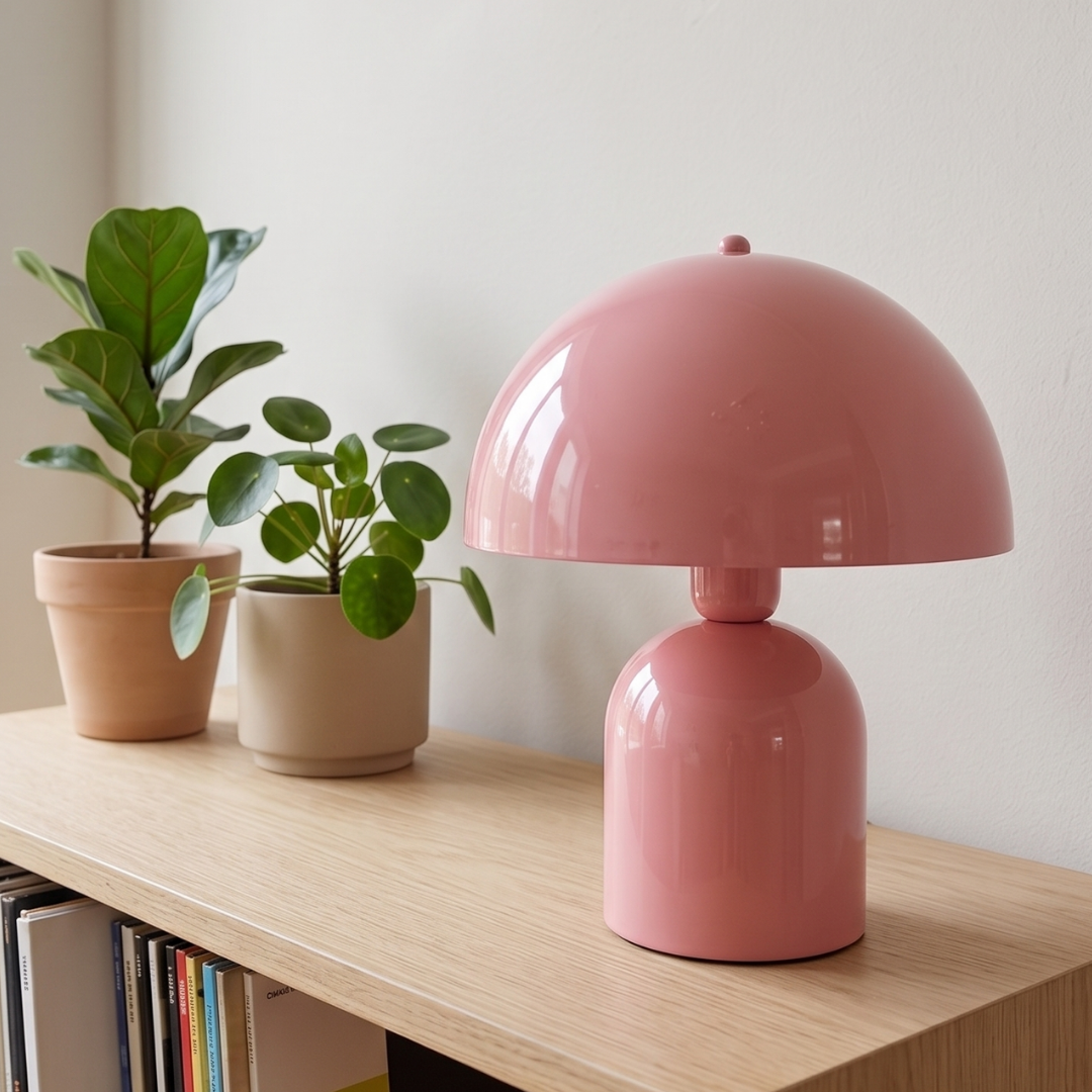 Soho Soft Pembe Metal Masa Lambası 