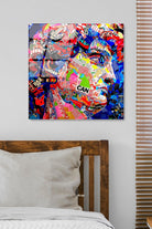 Uv Baskılı Cam Duvar Tablosu, Kare - 50x50 Cm - 2
