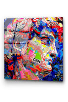 Uv Baskılı Cam Duvar Tablosu, Kare - 50x50 Cm - 4