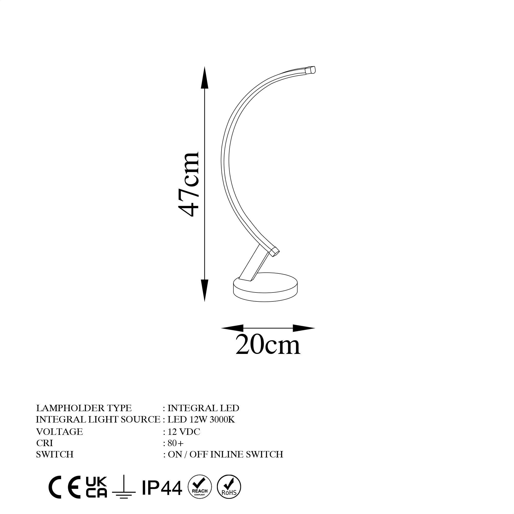 Vallera 13323 Led Masa Lambası Aydınlatma 