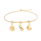 Chocli 18 Ayar Altın Kaplama Charm - Güneş