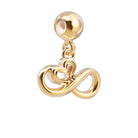 Chocli 18 Ayar Altın Kaplama Charm - Infinity