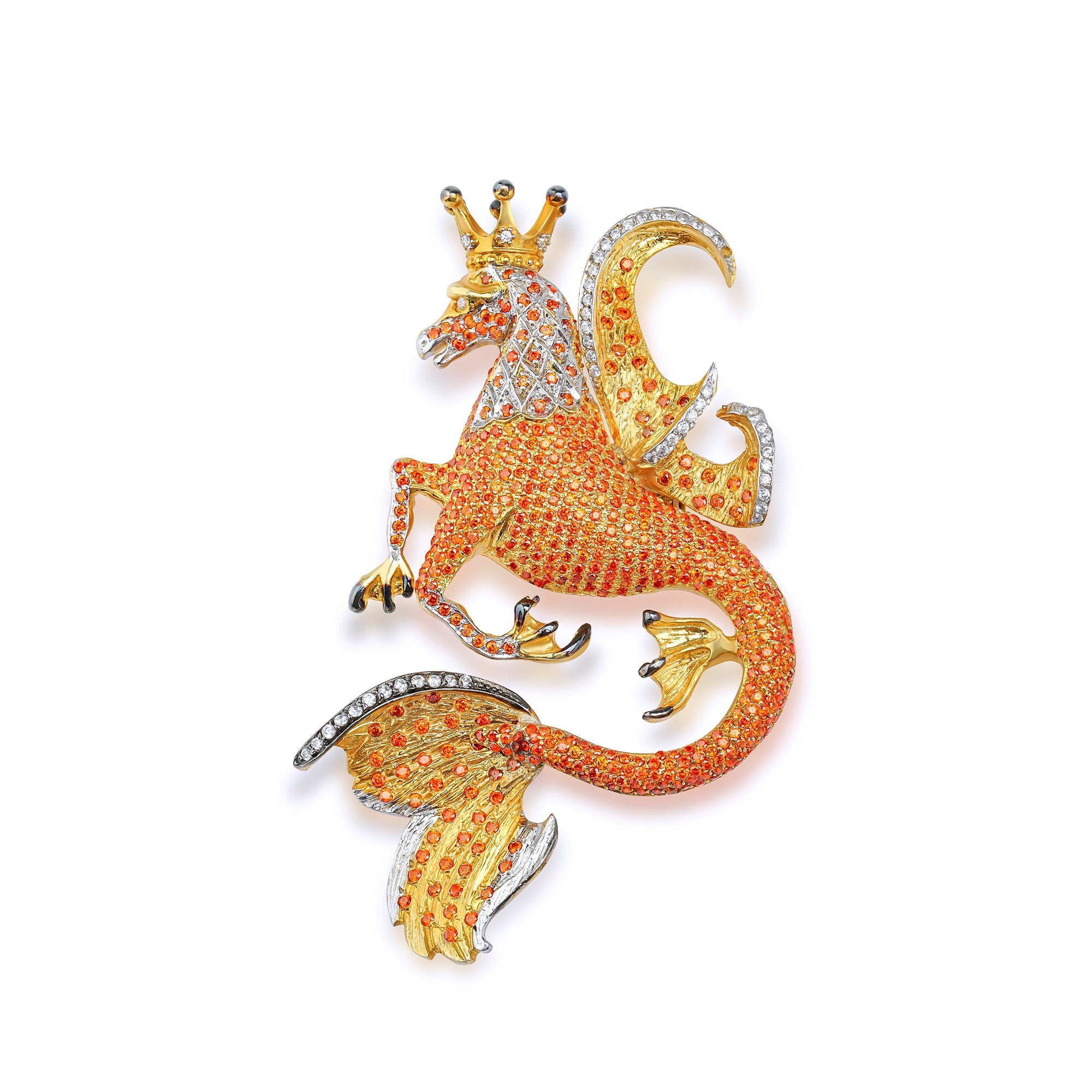 Secret Of The Universe Turuncu Kristal Asil Dragon Yüzük