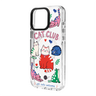 Cat Club-Clear Kılıf Magsafe Özellikli - Iphone 16E