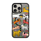 Cheerful Dogs-Blur Kılıf Magsafe Özellikli - Iphone 16 Plus