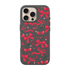Cherry Ribbon-Leather Premium Kılıf Magsafe Özellikli - Iphone 15 Pro Max